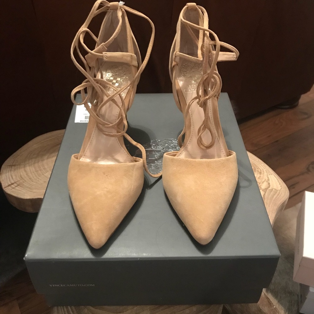 Vince Camuto Ankle Tie Heels (8)